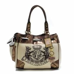 Bolsa Juicy Couture - Bronze/ Beige