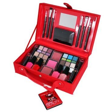 Maleta vermelha de maquiagem Rouge Voyage Make Up - Markwins